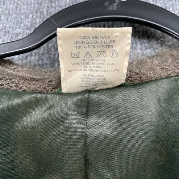 Vintage Alexon Jacket Womens M Mohair Fuzzy Open Front Old Money Quiet Luxury - Picture 7 of 11